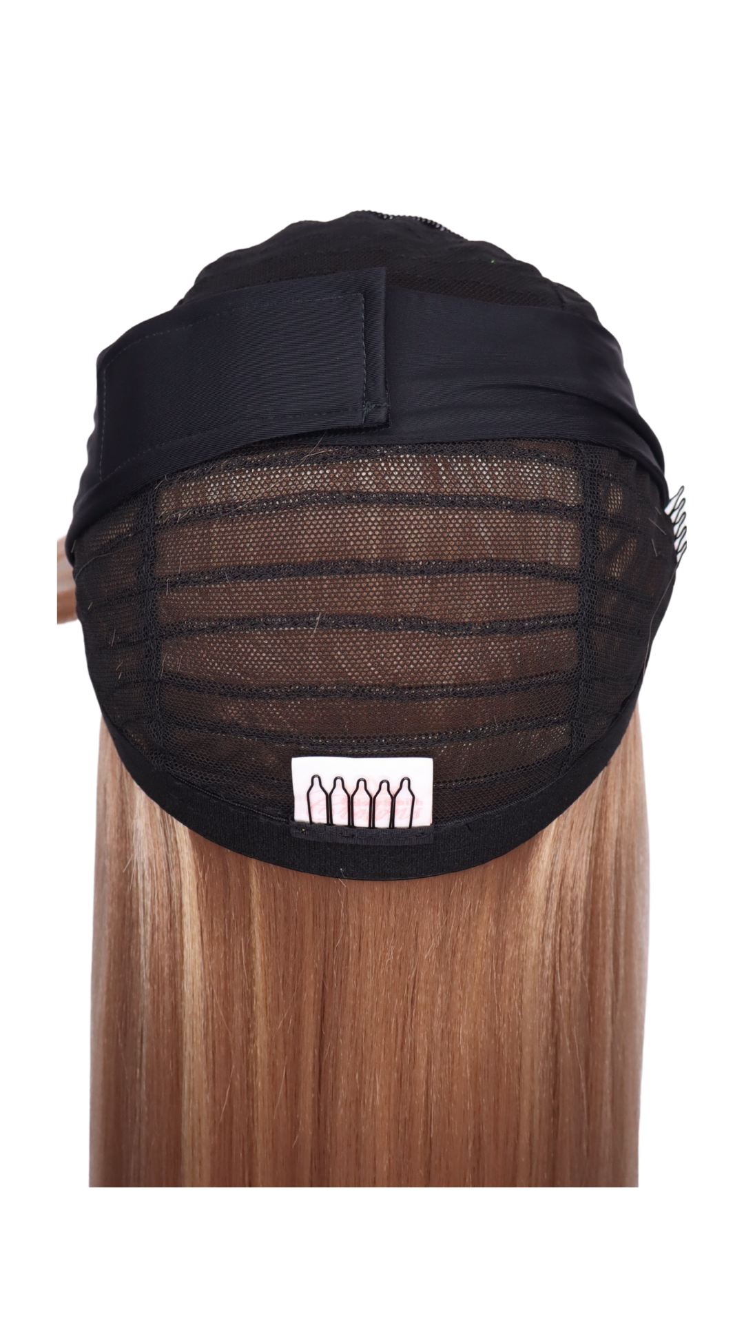 Avery Headband with Bangs (Strawberry Blonde)