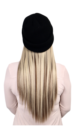 Beanie Wig Cool Blonde with Lowlights (Straight)