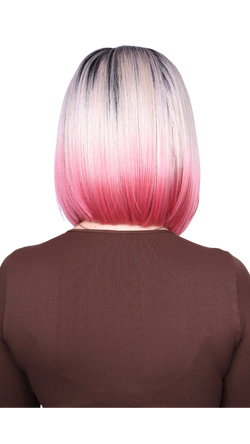 Bobbi with Lace Front Bang (Pink Tippies)