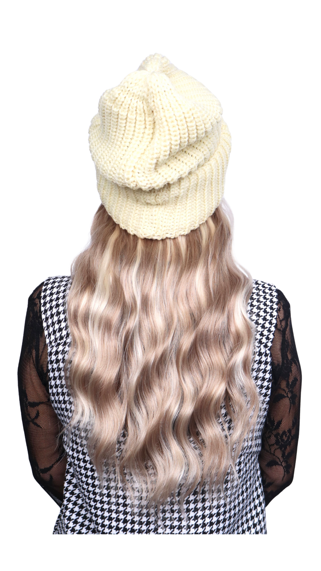 Buttercream Beanie (Dimensional Blonde Wavy)