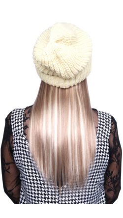 Buttercream Beanie (Dimensional Blonde Straight)