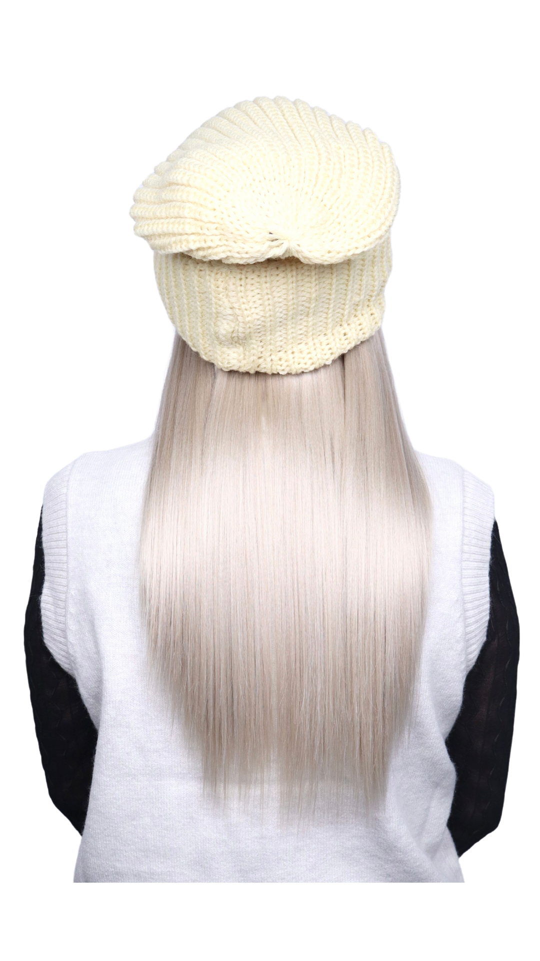 *Buttercream Beanie (Blonde Straight)