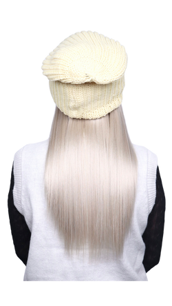 *Buttercream Beanie (Blonde Straight)