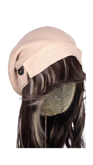 Brooke Beanie (Pop Star Brunette) - FINAL SALE