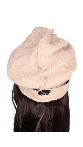 Brooke Beanie (Pop Star Brunette) - FINAL SALE