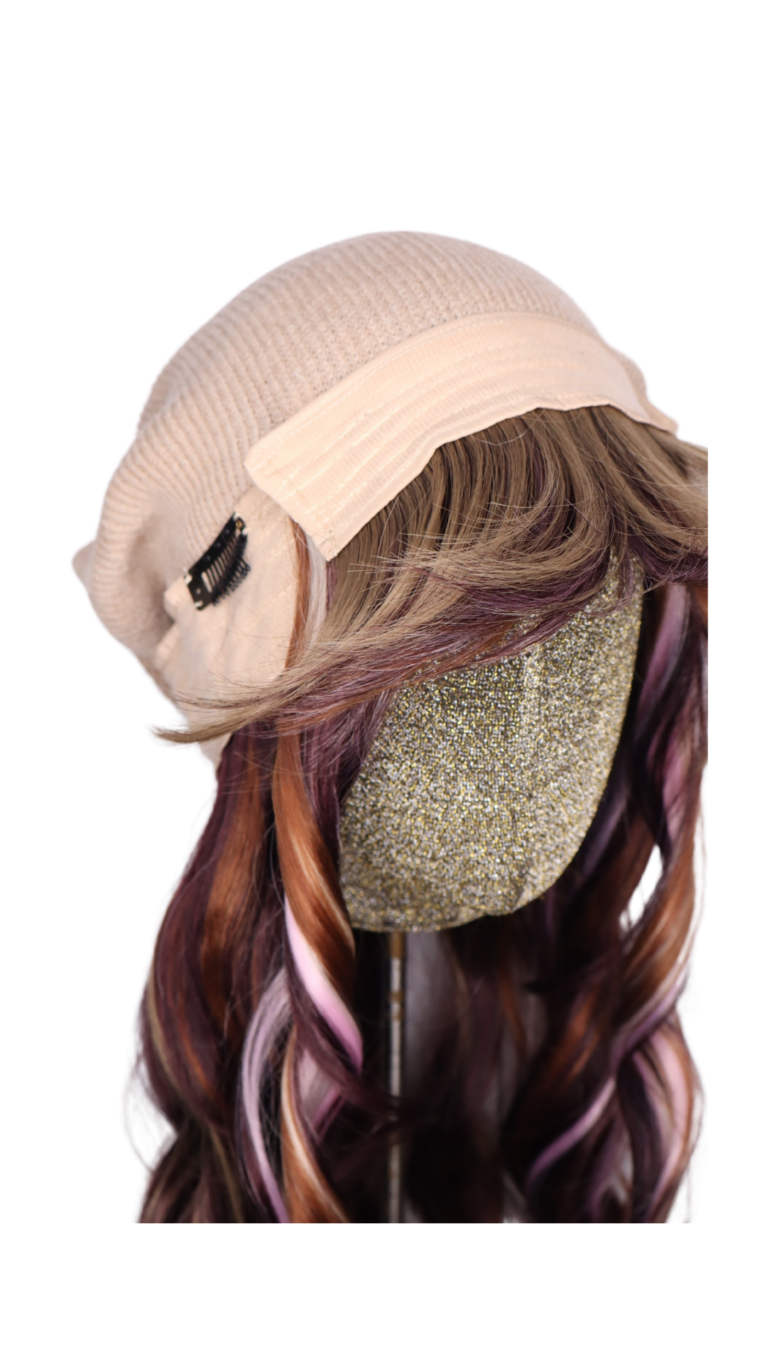 **Clarissa Beanie (Plum Après)