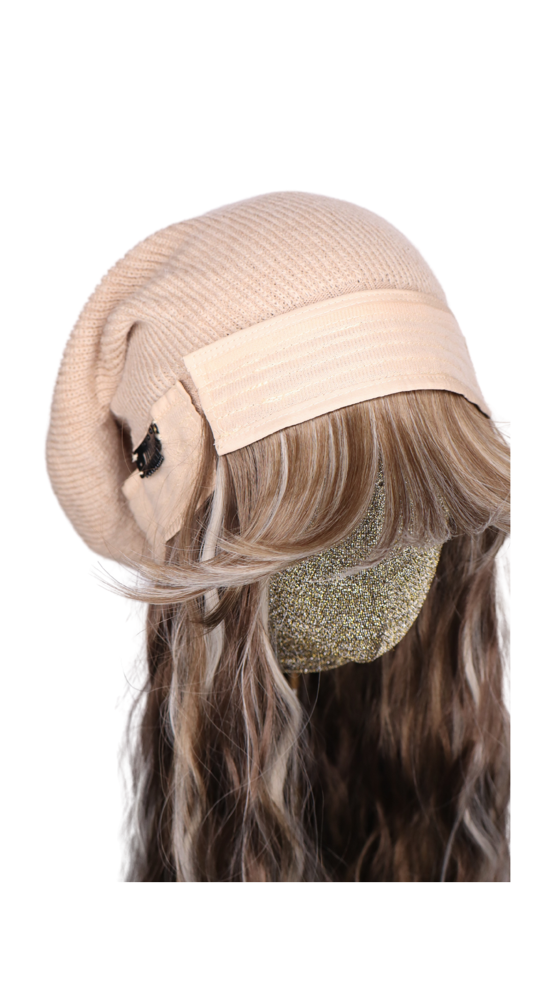 **Zoey Beanie (Latte Swirl)