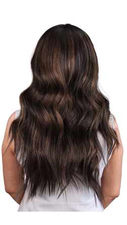 *Cass (Dark Brunette with Caramel Highlights)