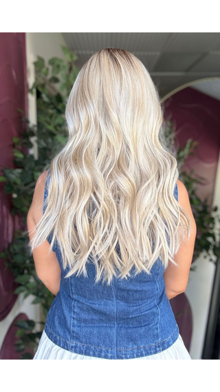 *Christine (Champagne Blonde) - Diamond Hybrid Pre-Cut Mono **NEW & IMPROVED!