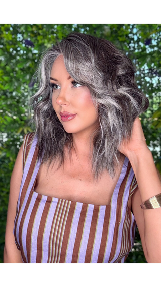 Kiana (Grey Velvet) - FINAL SALE – Chelsey Smith Crowns Kiana (Grey Velvet) - FINAL SALE – Chelsey Smith Crowns