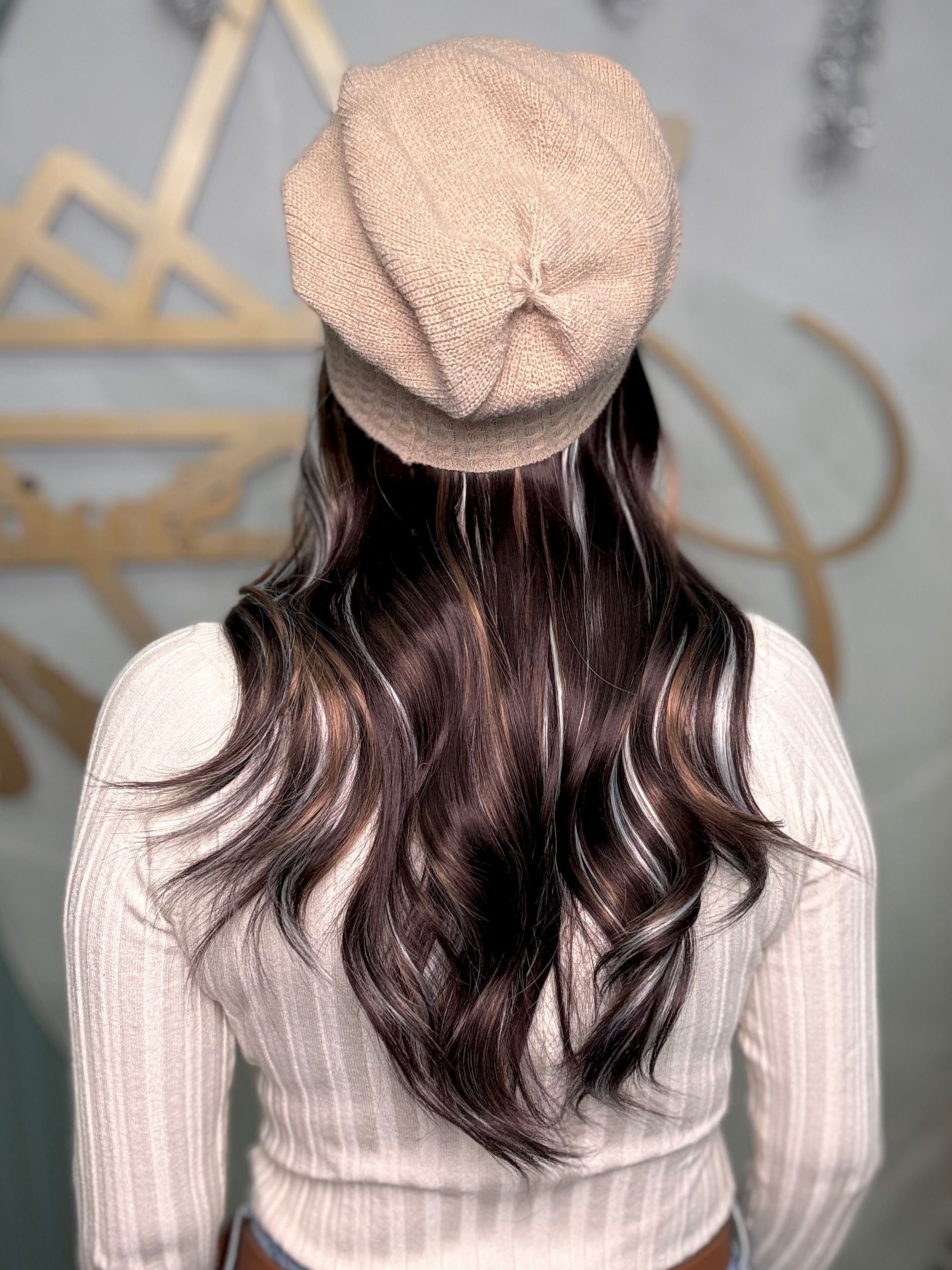 **Marcy Beanie (Iced Cocoa)