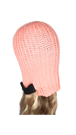 *Pink Beanie (Black Straight)