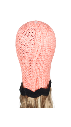 *Pink Beanie (Black Straight)