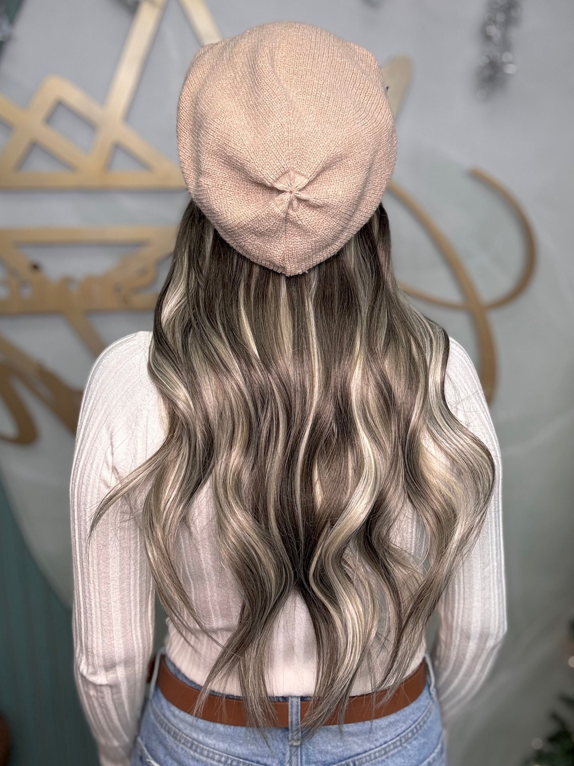 **Topanga Beanie (Ash Pop Blonde)