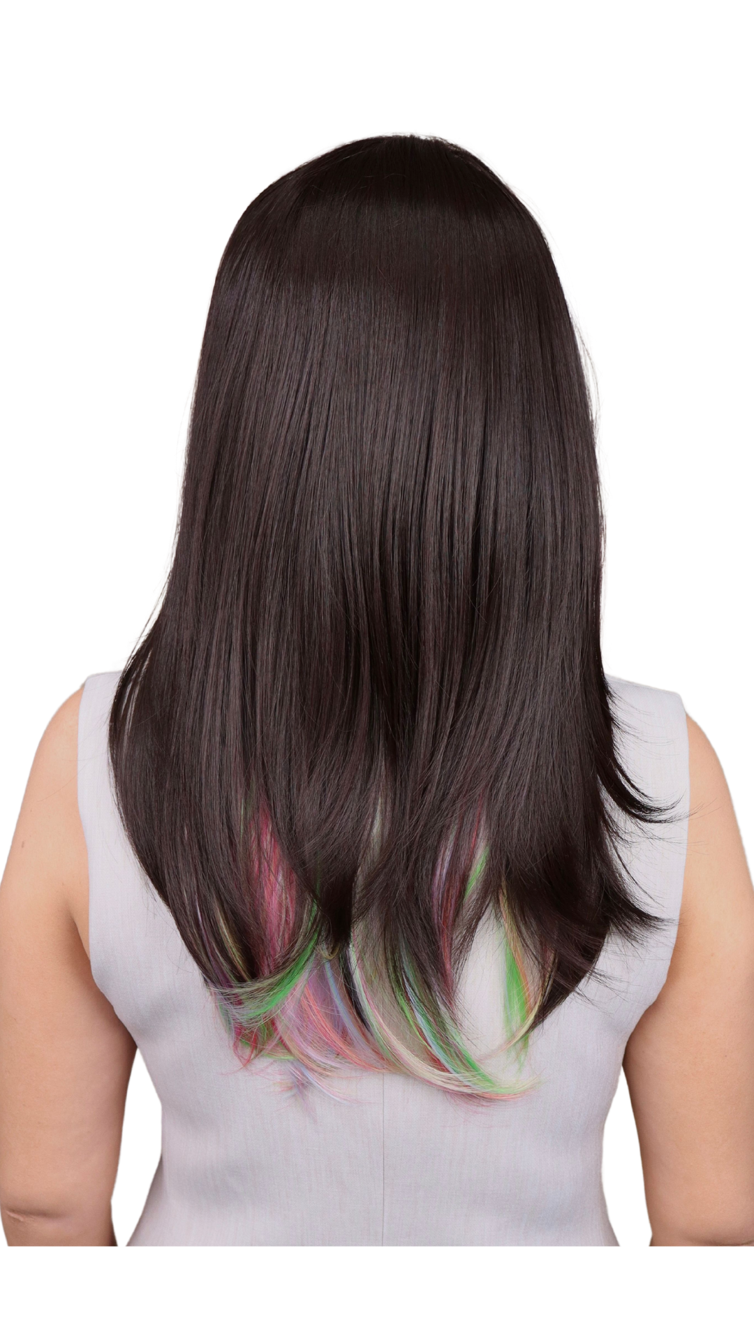 Skylar (Dark Brunette Rainbow) Large
