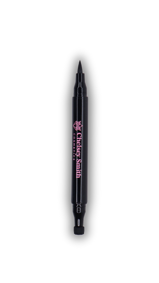 ***"Stamped to Spookfection" Felt Tip Eyeliner with Stamp - Spiderweb