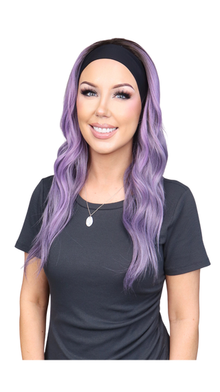 Violet Smoke Headband Petite *Single Ladies - FINAL SAL