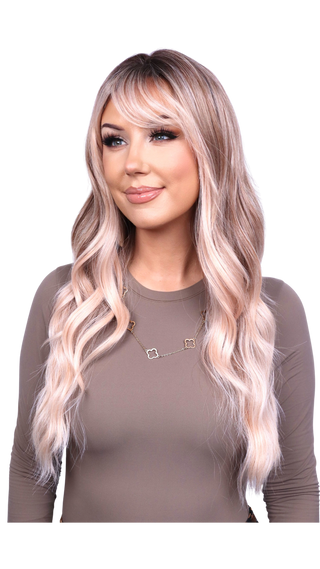 Apricot (Lace Front Bangs)