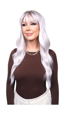 Elizabeth with Lace Front Bangs (Ice) Petite