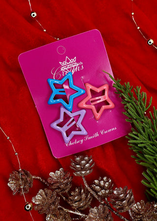 *90's Star Hair Clips - FINAL SALE