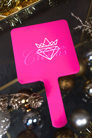 Stocking Stuffer Pink CSC Hand Mirror